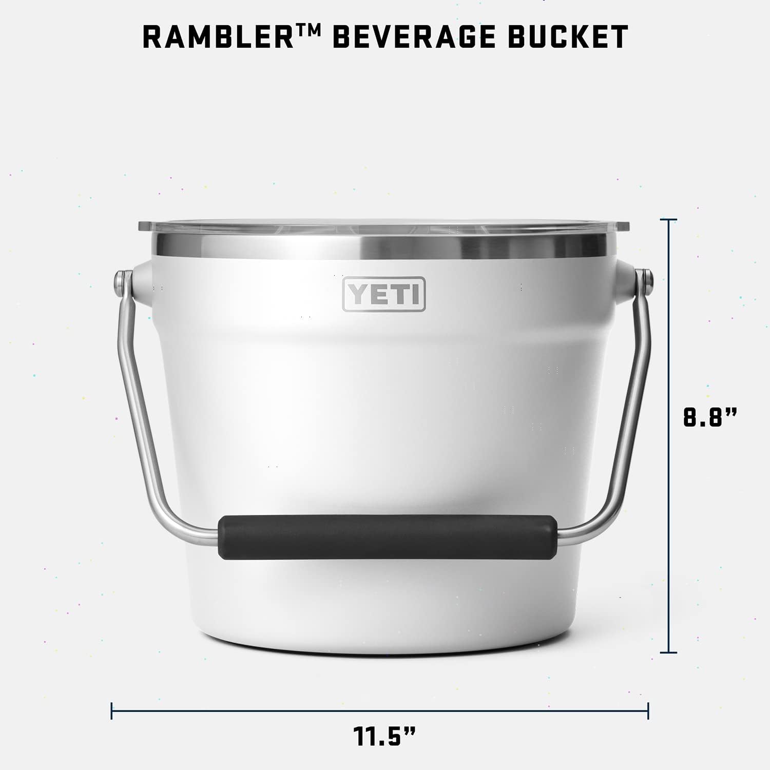 YETI Beverage/Ice Bucket, Holds 6 Longnecks or 3 Bottles of Wine