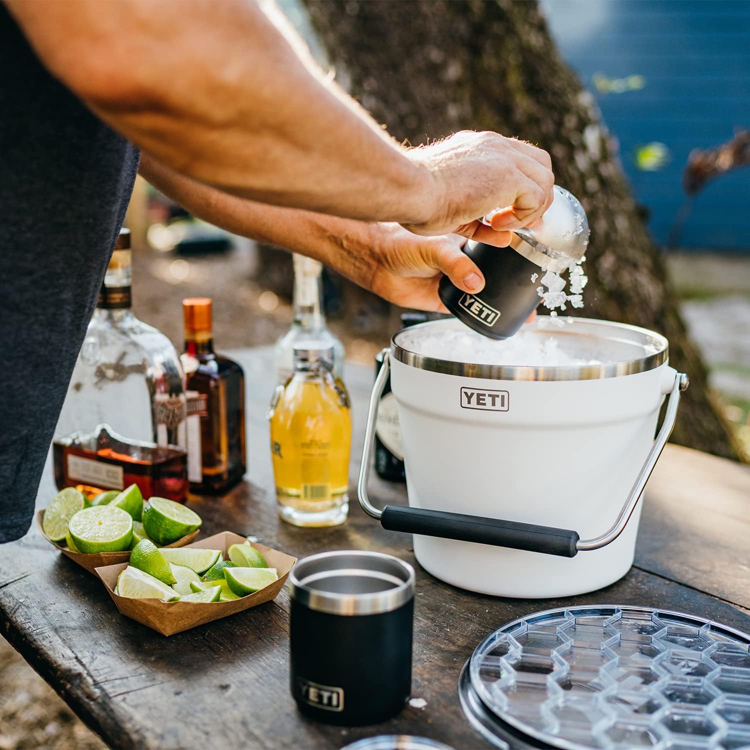 YETI Beverage/Ice Bucket, Holds 6 Longnecks or 3 Bottles of Wine
