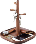 “Generic” C-Joy Wood Handmade Wooden Key Holder, Key Rack for Entryway, Wood Decorative Organizer,Jewelry Key Stand Hanging Organizer (Walnut) , CJWKS01-WN